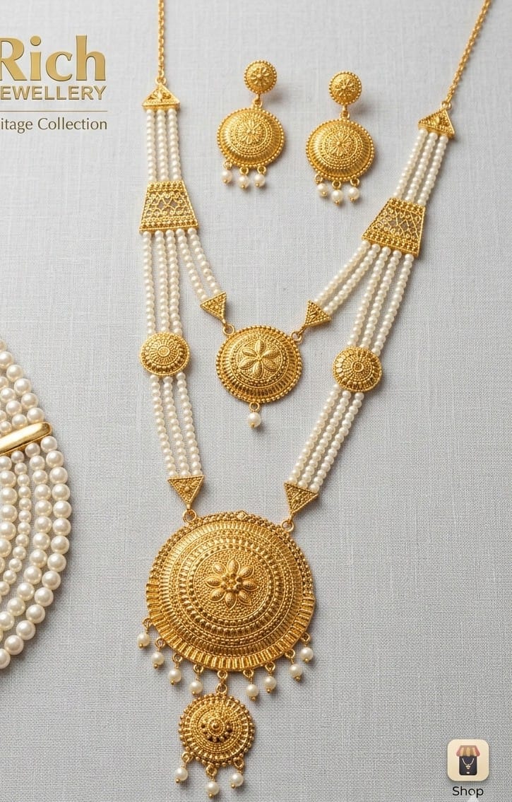 Elegant Bridal Pearl & Gold Collection – Celebrate every moment Shop24 ke saath!